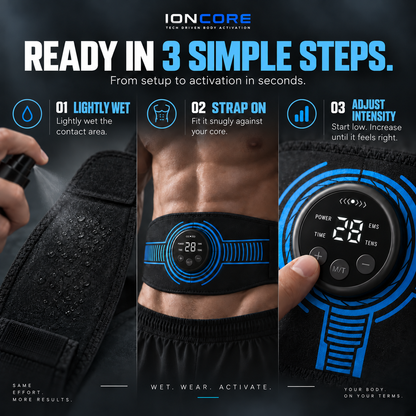 IONCore Sculpt Pro™ — EMS Core Belt